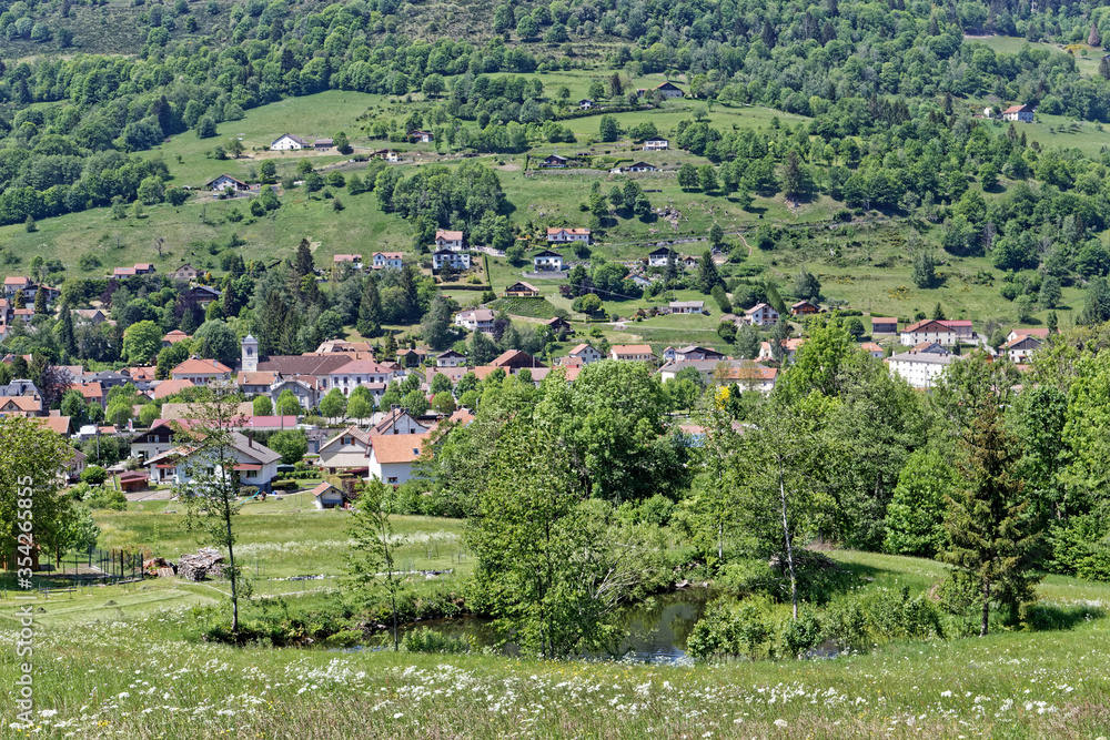Village de Bussang dans les Vosges