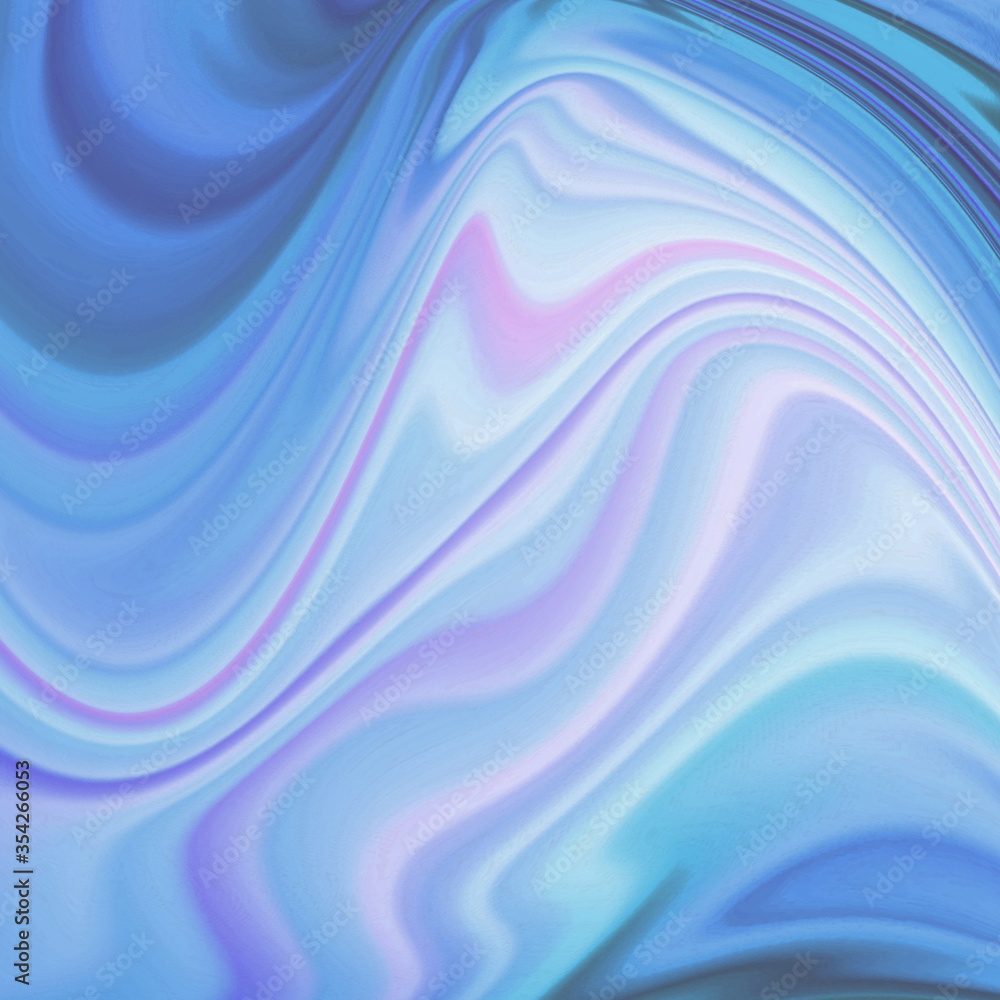 Fototapeta premium curves of the blue abstract lines