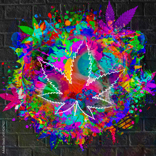 illustration of an abstract...