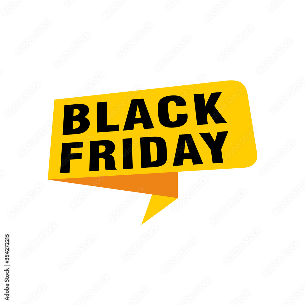 Black Friday sale inscription design template. Black Friday banner. Vector illustration Black Friday sale inscription design template. Black Friday banner. Vector illustration