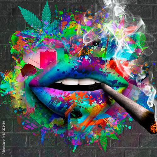 illustration of an abstract...