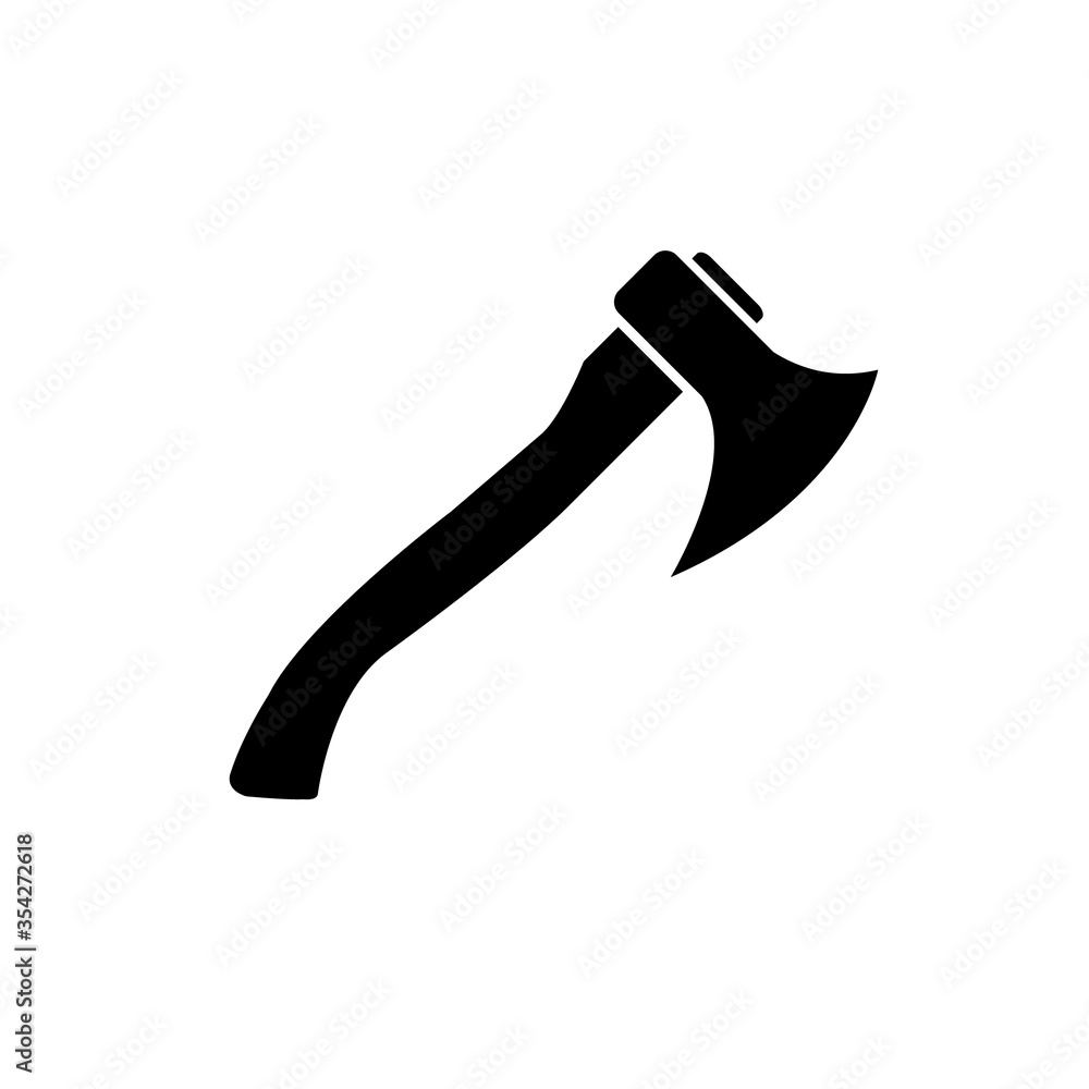 Axe icon, logo isolated on white background Axe icon, logo isolated on white background