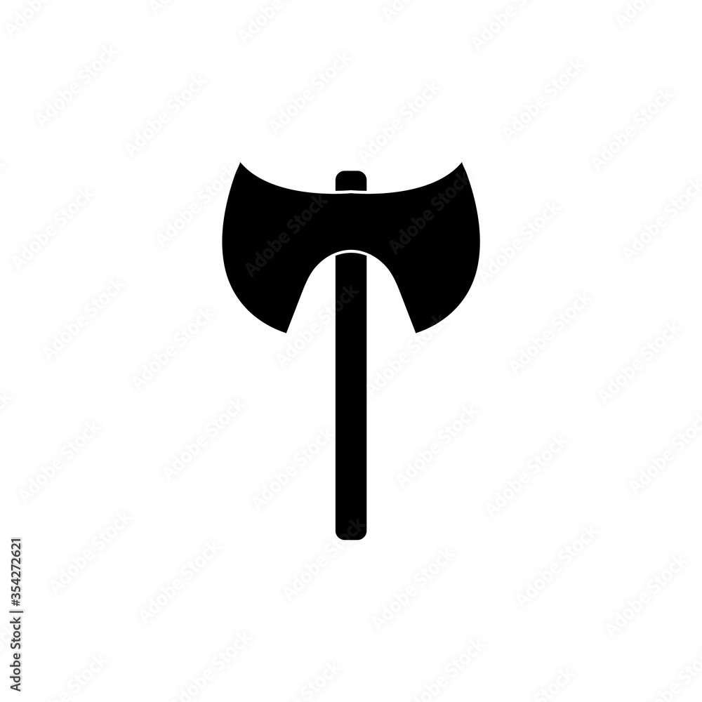 Axe icon, logo isolated on white background Axe icon, logo isolated on white background