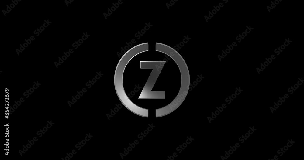 Z letter logo with circle shape for business and company logo design 4k footage video
Z letter logo with circle shape for business and company logo design 4k footage video