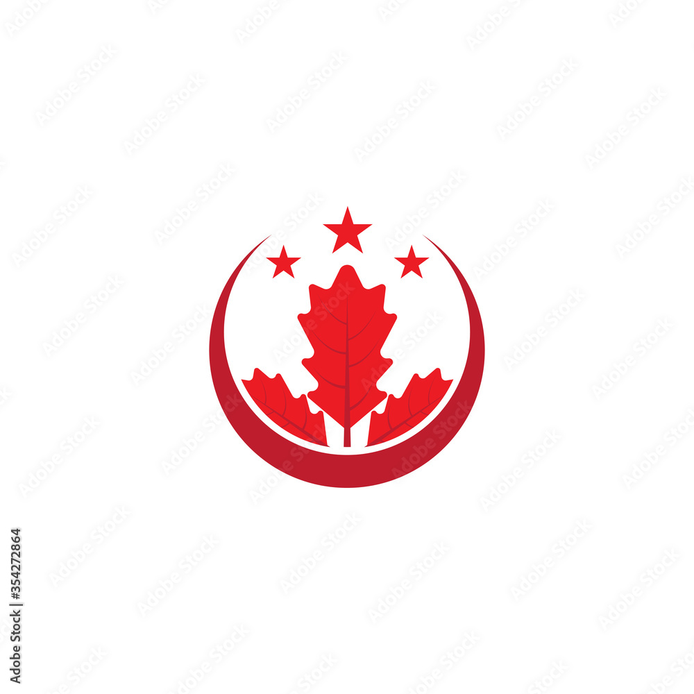 Maple leaf vector illustration Maple leaf vector illustration