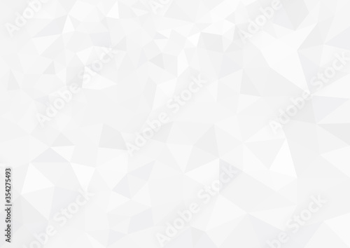 Abstract white geometric vector background © natrot