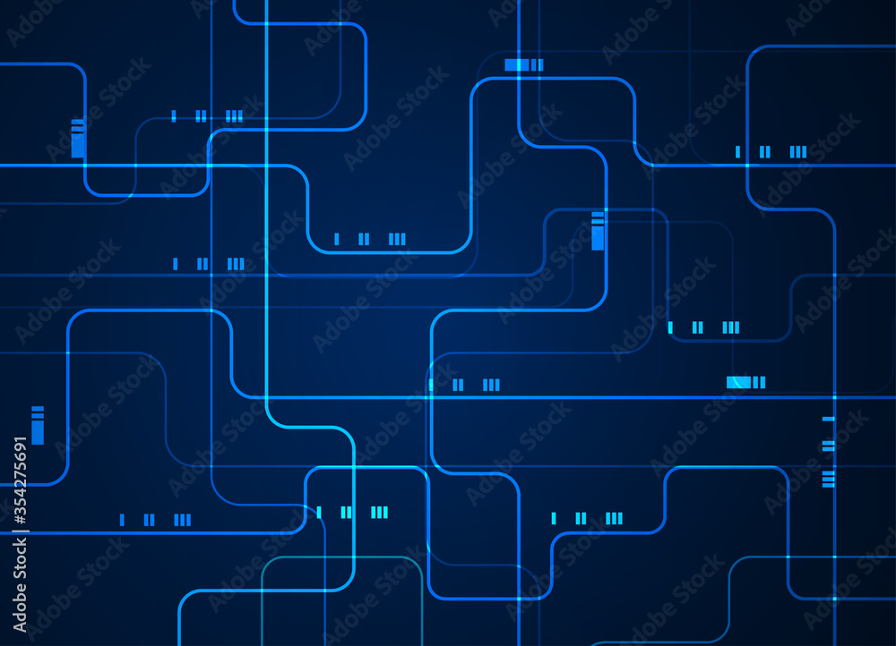 Circuit board. High-tech technology background Circuit board. High-tech technology background