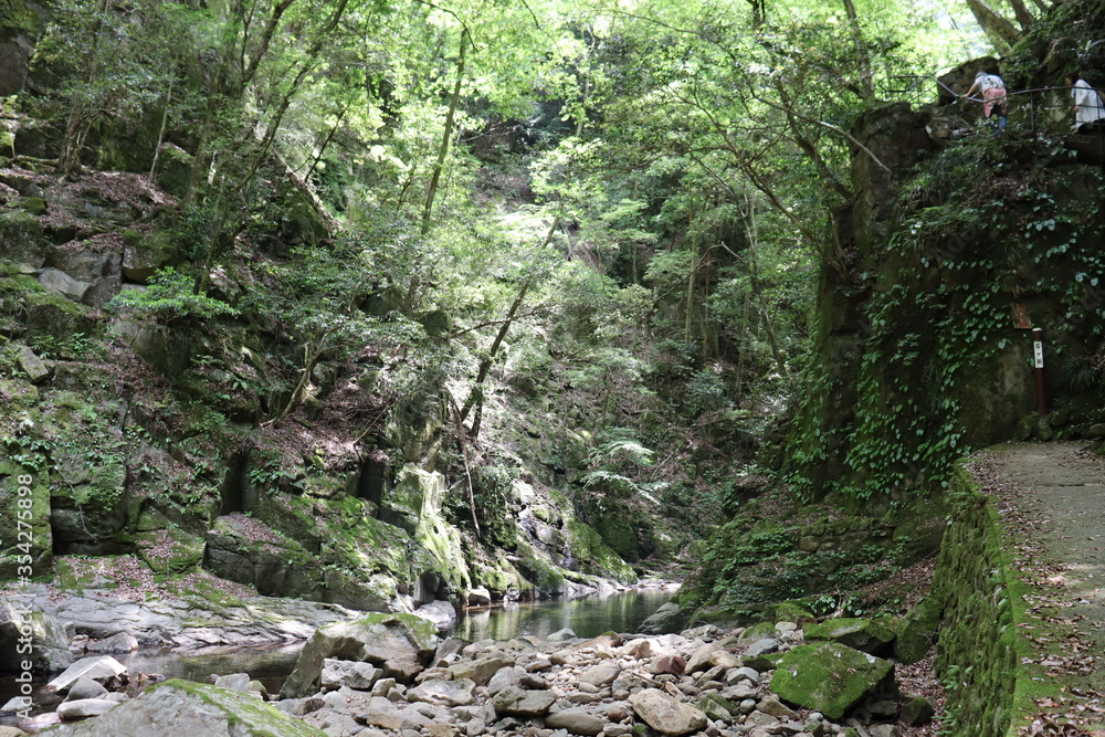 日本の山奥の景色 日本の山奥の景色