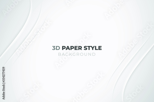 Glued Paper Wrinkled Effect , Vector Realistic Background . Badly Wet Glued Paper or Gray Adhesive Foil with Crumpled and Greased Wrinkles Texture , Isolated Blank Template