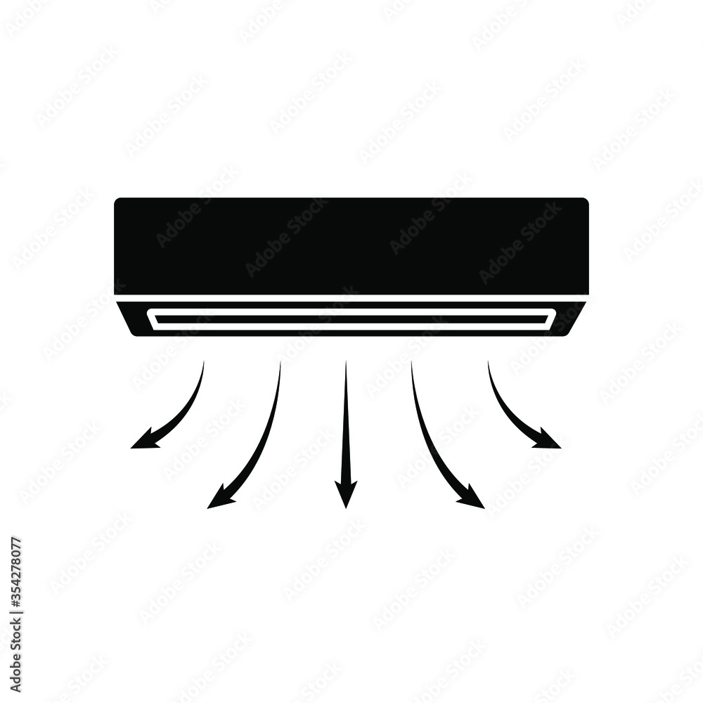 Air conditioner icon template Air conditioner icon template