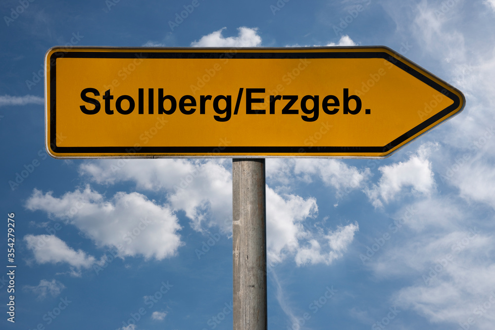 Wegweiser Stollberg/Erzgeb.; Erzgebirge Wegweiser Stollberg/Erzgeb.; Erzgebirge