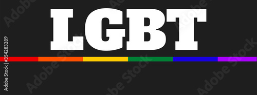 LGBT pride month background. Poster, card, banner 