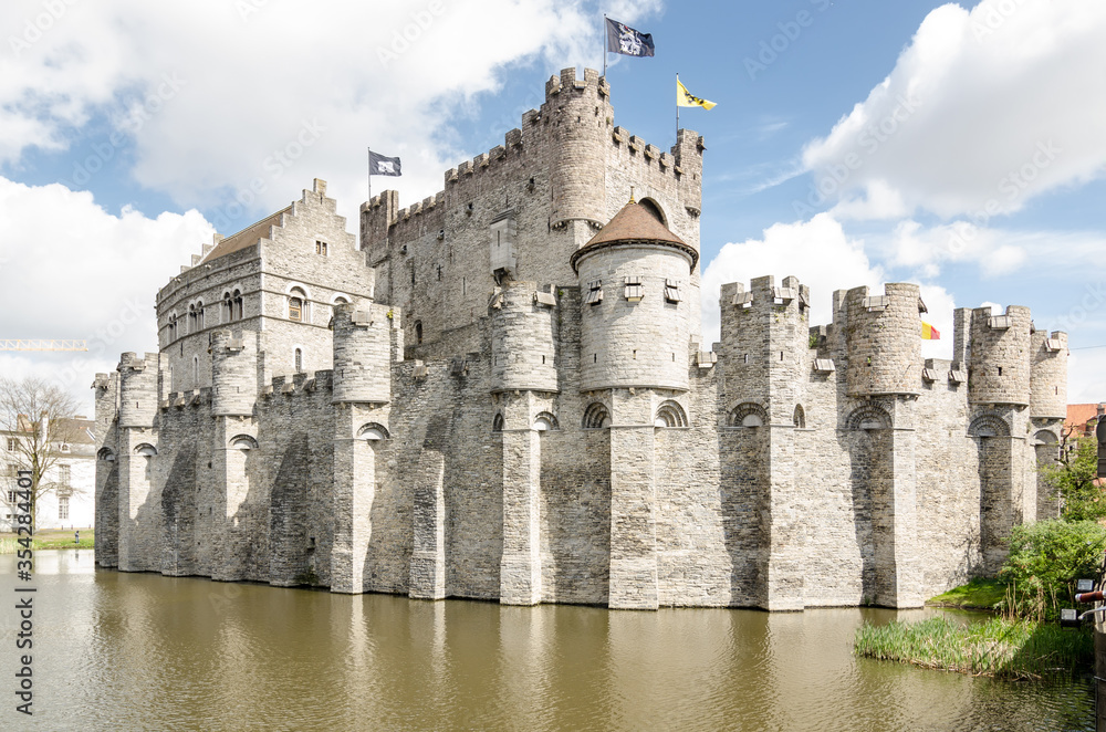 The Gravensteen is a castle in Ghent