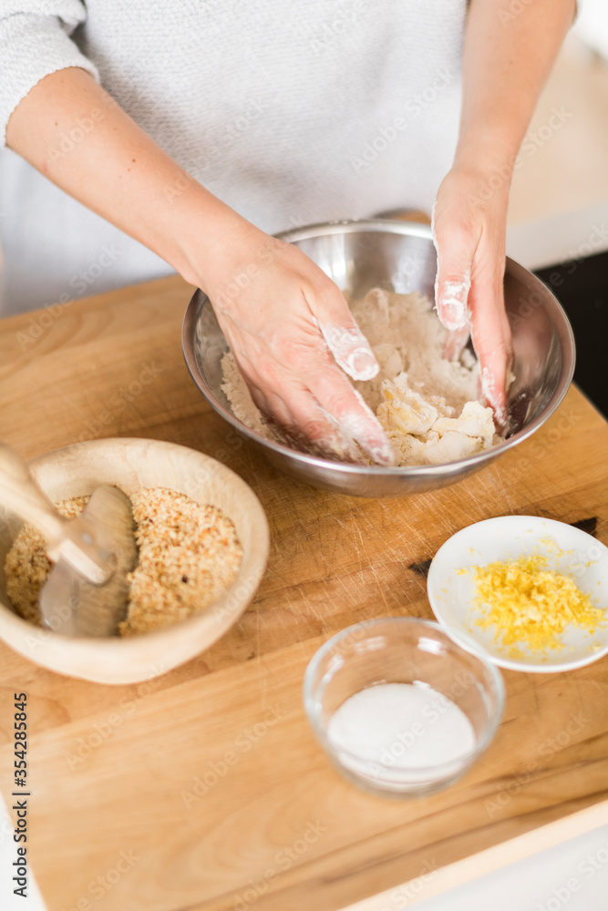Fototapeta premium Brot backen