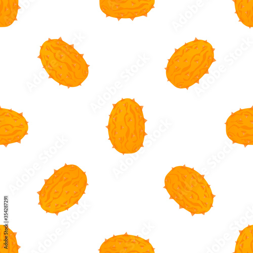 Illustration on theme big colored seamless kiwano