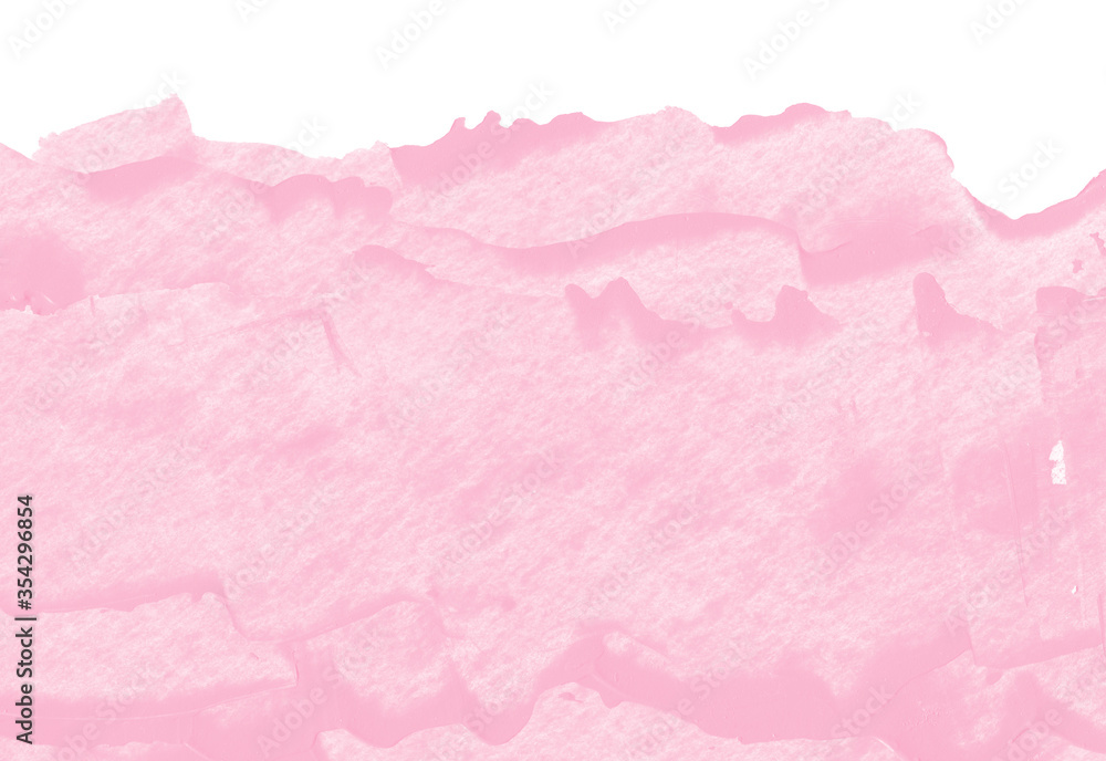 Fototapeta premium Acrylic hand drawn abstract pink wave pattern