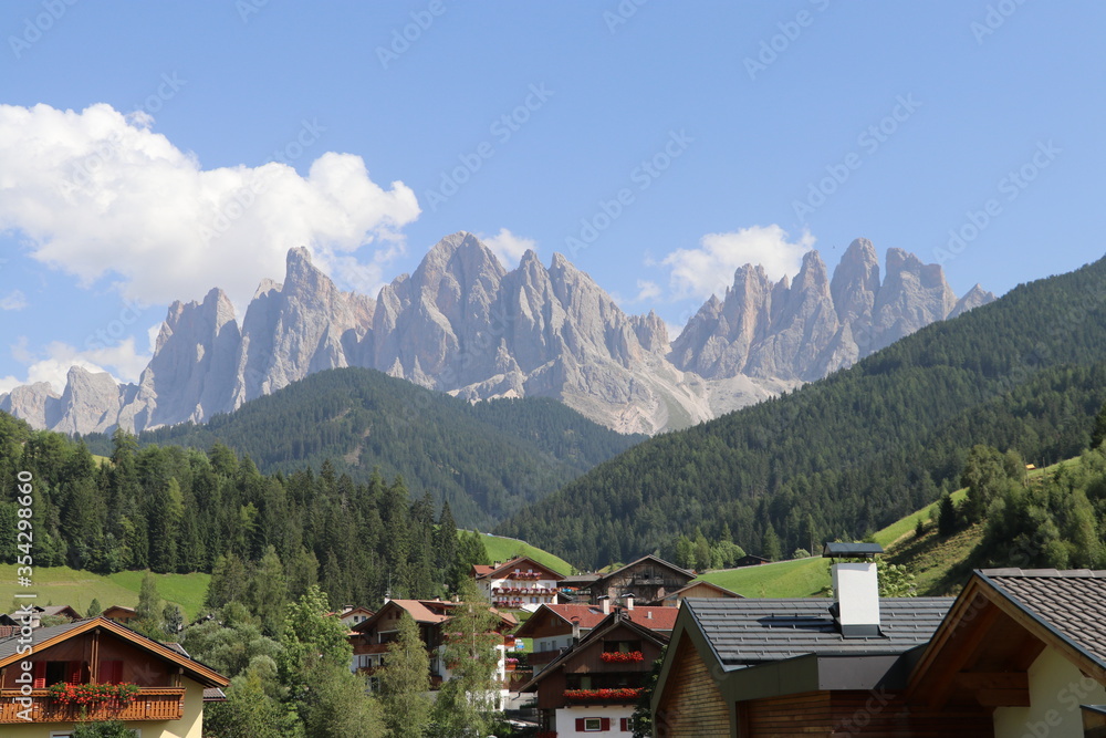 Dolomites, Alps, Italy alps, santa magdalena dolomites