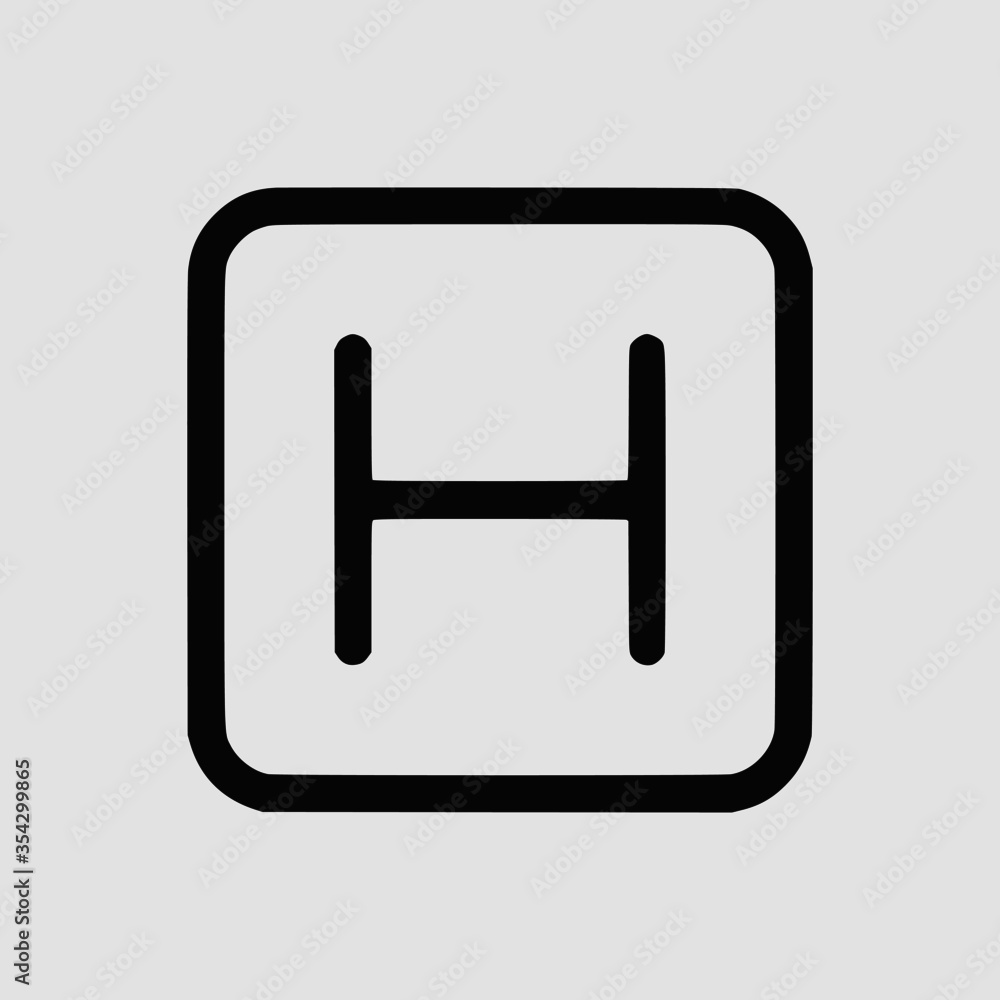 Vector Illustration of A Hospital Symbol Icon | Vector Line Icon | Medical Healthcare Vector Icon | Single Vector Icon Vector Illustration of A Hospital Symbol Icon | Vector Line Icon | Medical Healthcare Vector Icon | Single Vector Icon