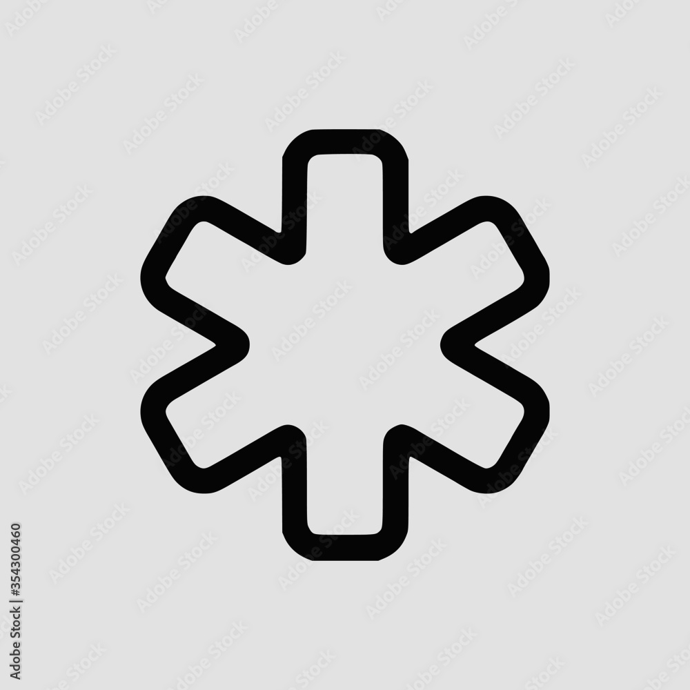 Vector Illustration of A Medical Sign Icon | Vector Line Icon | Medical Healthcare Vector Icon | Single Vector Icon Vector Illustration of A Medical Sign Icon | Vector Line Icon | Medical Healthcare Vector Icon | Single Vector Icon