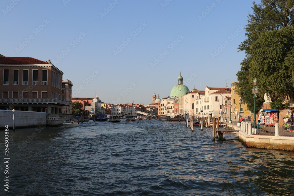Canal in venice italy, Grand canal, summer