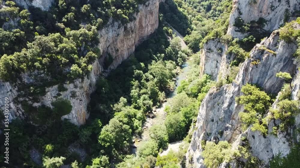 Summer colors, Foz de Arbayun, Salazar river, Navarra, Spain, Europe. Summer colors, Foz de Arbayun, Salazar river, Navarra, Spain, Europe.