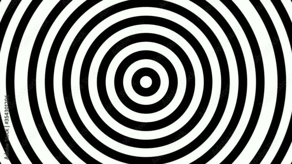 Visual effect of approaching a circle forming a tunnel. Visual effect of approaching a circle forming a tunnel.