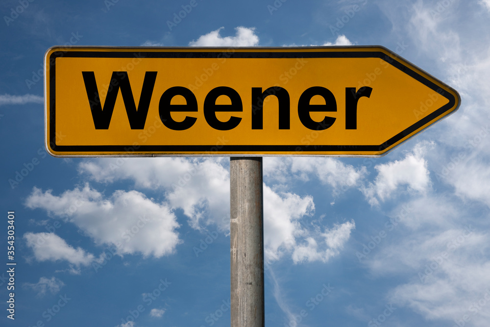 Obraz premium Wegweiser Weener