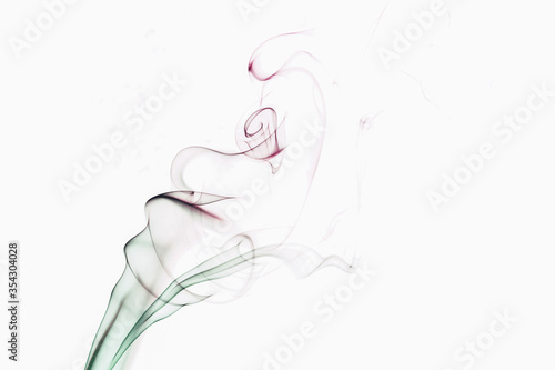 Wallpaper Mural Fond texture abstrait fumée colorée sur fond blanc	 Torontodigital.ca