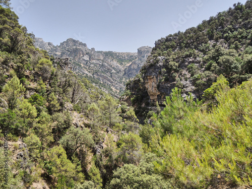 The route of the Borosa River in the Sierra de Cazorla, Segura and Las Villas. Jaén. Andalusia. Spain