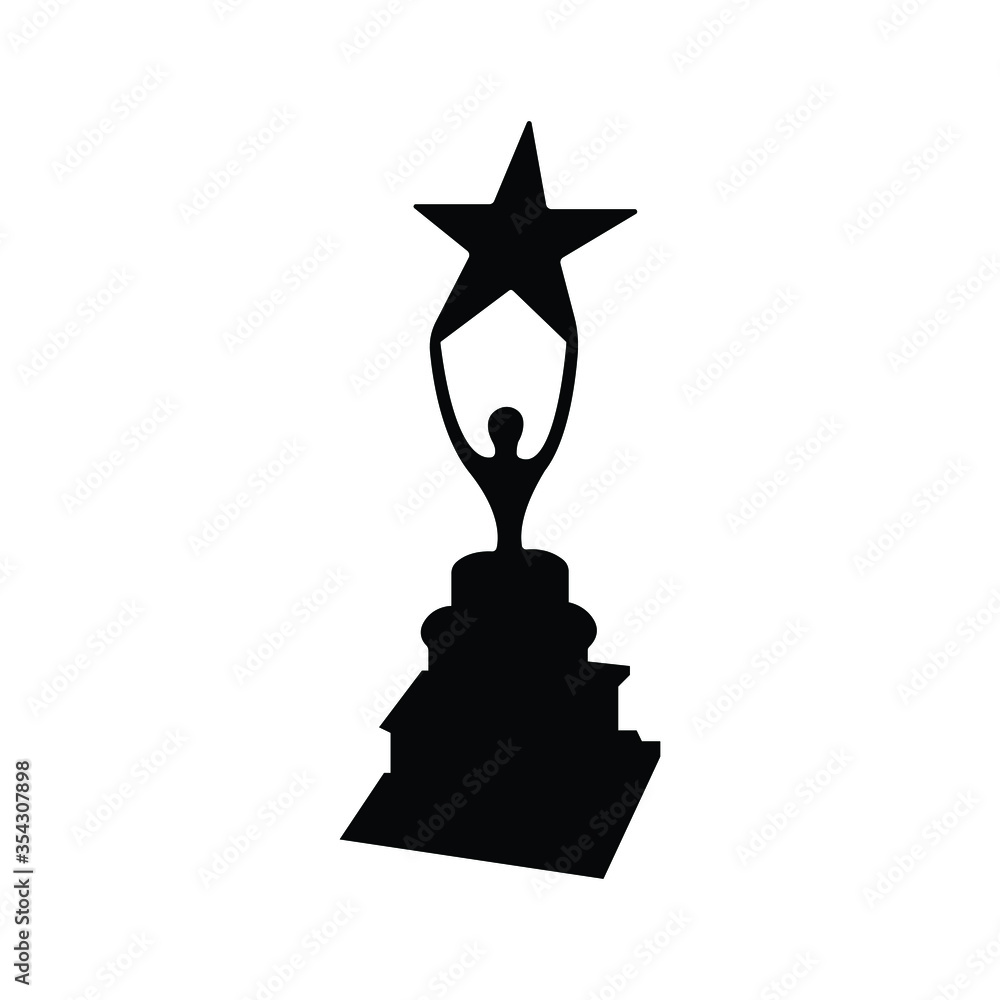 Award trophy icon. Cup trophy icon vector illustration. eps 10 Award trophy icon. Cup trophy icon vector illustration. eps 10