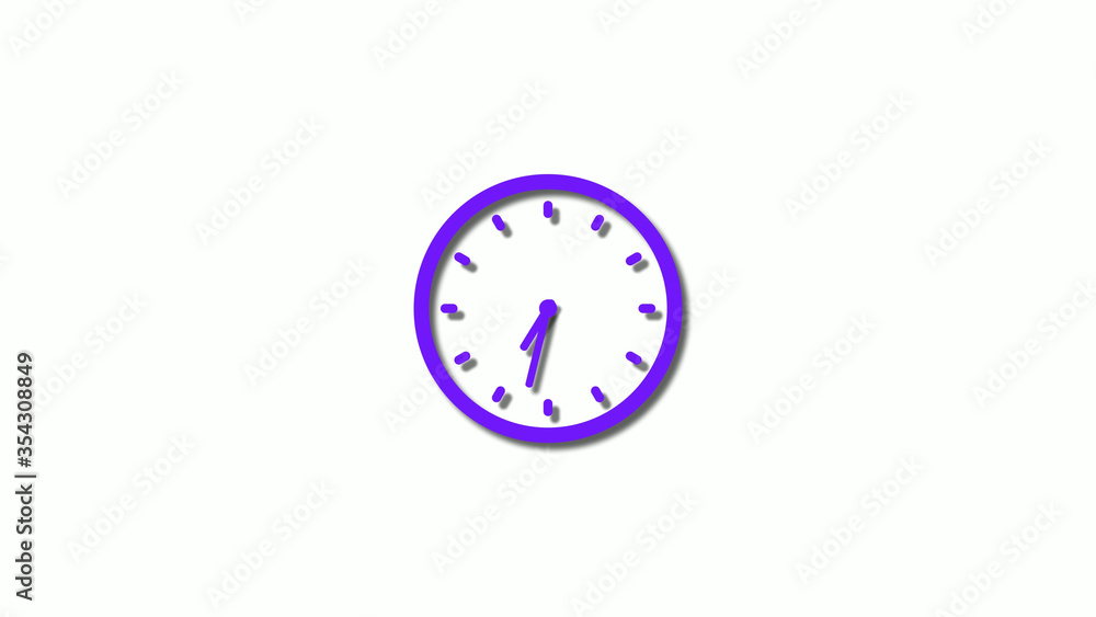 New purple color 3d clock icon on white background,clock images New purple color 3d clock icon on white background,clock images