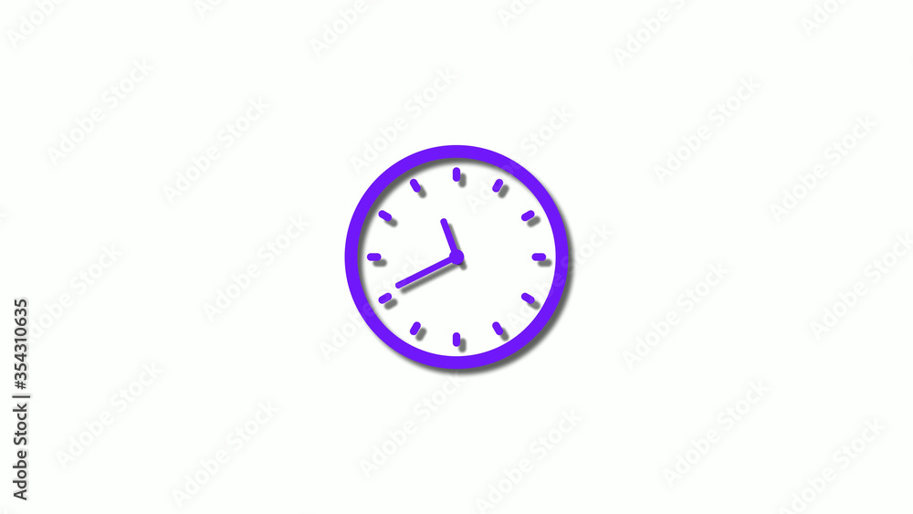 New purple color 3d clock icon on white background,clock images New purple color 3d clock icon on white background,clock images