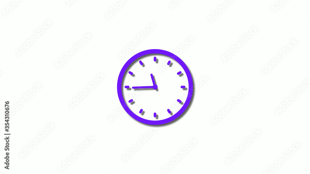 New purple color 3d clock icon on white background,clock images New purple color 3d clock icon on white background,clock images