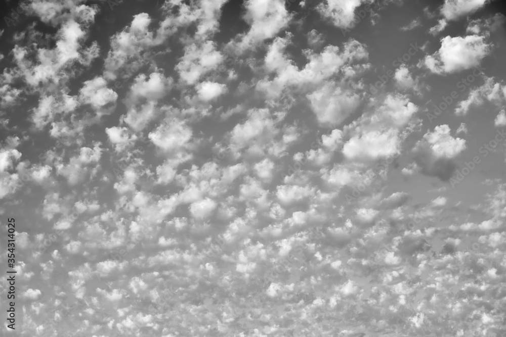 Clouds on a background sky in shades of gray. Clouds on a background sky in shades of gray.