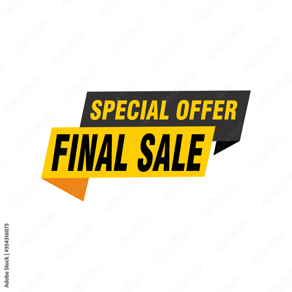 Final Sale banner, poster background. Big sale, special offer, discounts, Vector illustration Final Sale banner, poster background. Big sale, special offer, discounts, Vector illustration