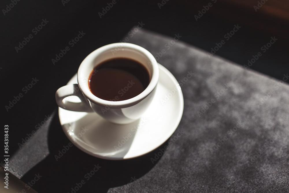 delicious aromatic coffee, in a cup, beans, natural, ground delicious aromatic coffee, in a cup, beans, natural, ground