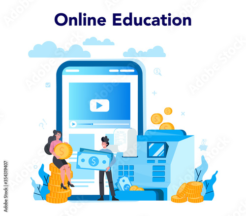 Wallpaper Mural Cashier online service or platform. Client service, payment operation. Torontodigital.ca