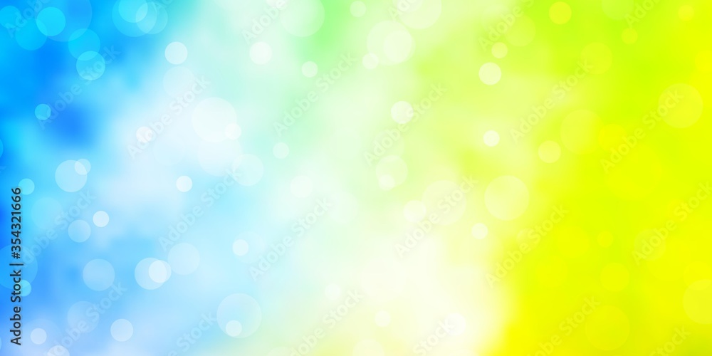 Light Multicolor vector background with spots. Abstract illustration with colorful spots in nature style. Design for your commercials.