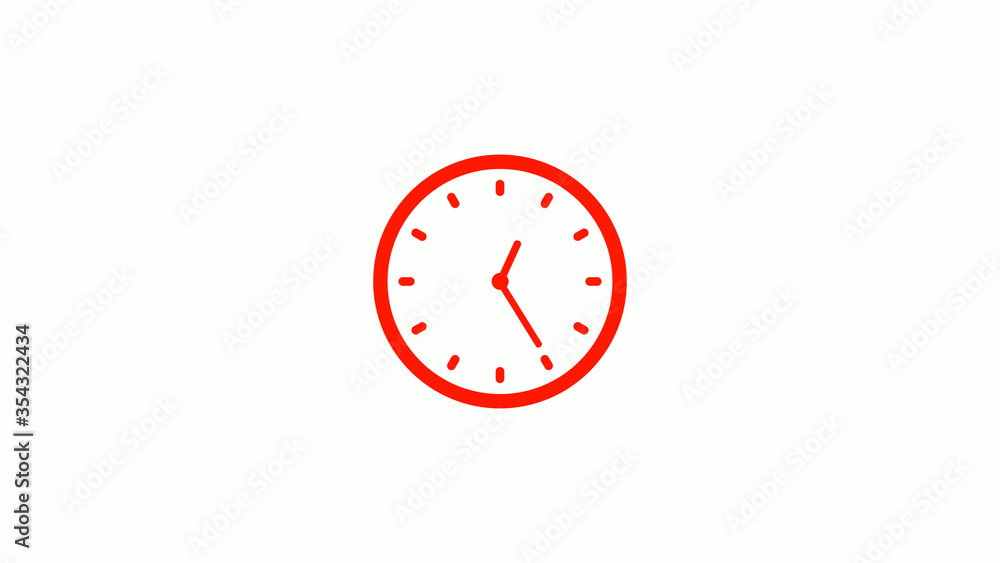 New red clock animation,clock icon,counting down clock icon New red clock animation,clock icon,counting down clock icon