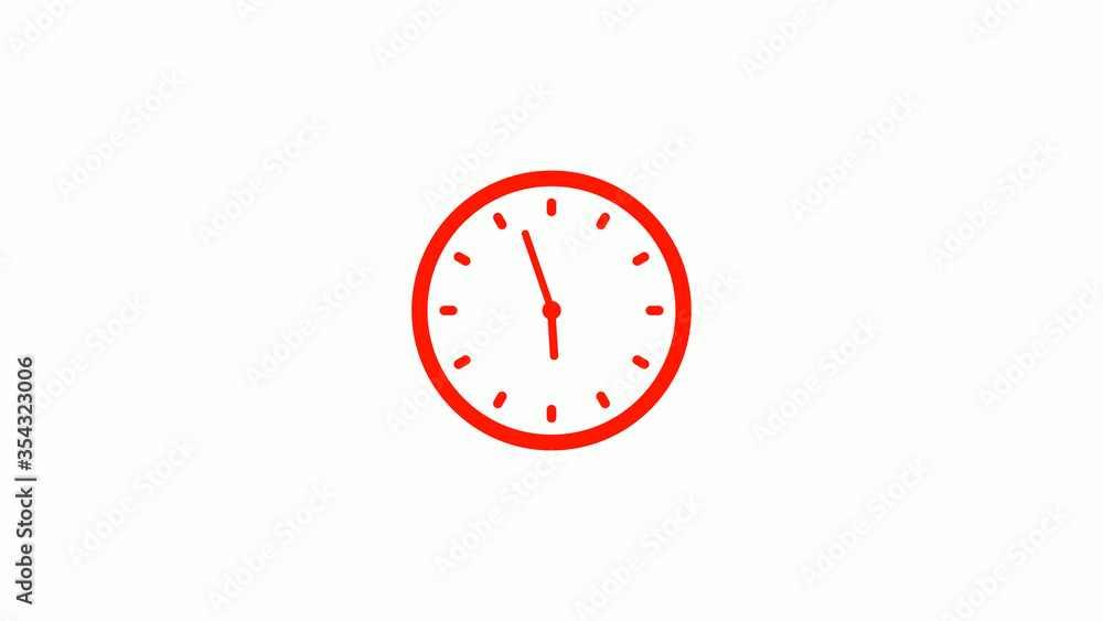New red clock animation,clock icon,counting down clock icon New red clock animation,clock icon,counting down clock icon