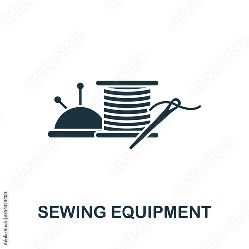 Sewing Equipment icon. Simple illustration from sewing equipment collection. Creative Sewing Equipment icon for web design, templates, infographics and more
