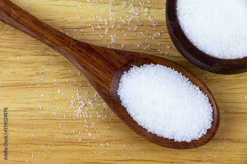 Monosodium glutamate. MSG a flavour enhancer of many Thai food and asian food.