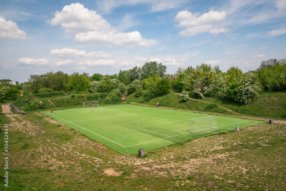 Soccer field in Fort V