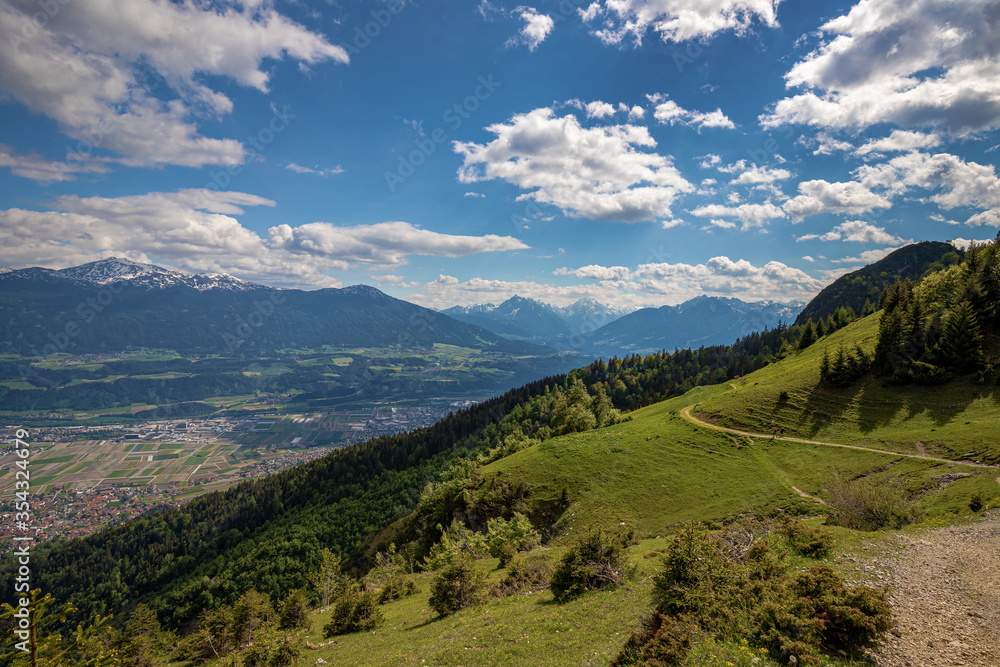 hiking trail in the austrian alps.fullformat.Tirol