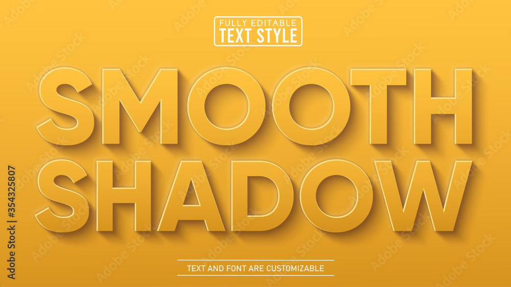 Smooth Long Realistic Editable Text Effect Smooth Long Realistic Editable Text Effect