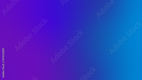 Dark vibrant violet blue color blurred radient empty background with copy space for graphic design, poster and banner. Abstract texture