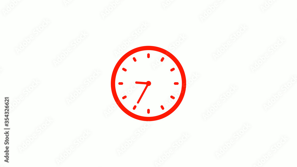 New red clock animation,clock icon,counting down clock icon New red clock animation,clock icon,counting down clock icon