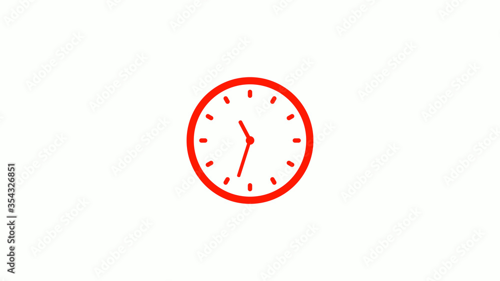 New red clock animation,clock icon,counting down clock icon New red clock animation,clock icon,counting down clock icon