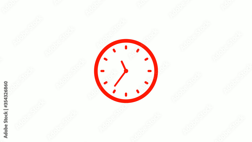 New red clock animation,clock icon,counting down clock icon New red clock animation,clock icon,counting down clock icon