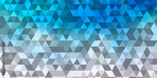 Light Blue, Yellow vector texture with triangular style.